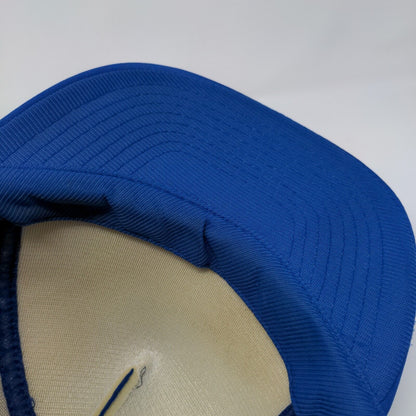 Sno West Snowmobile West Magazine Snapback Hat Blue OSFA Adjustable Rope