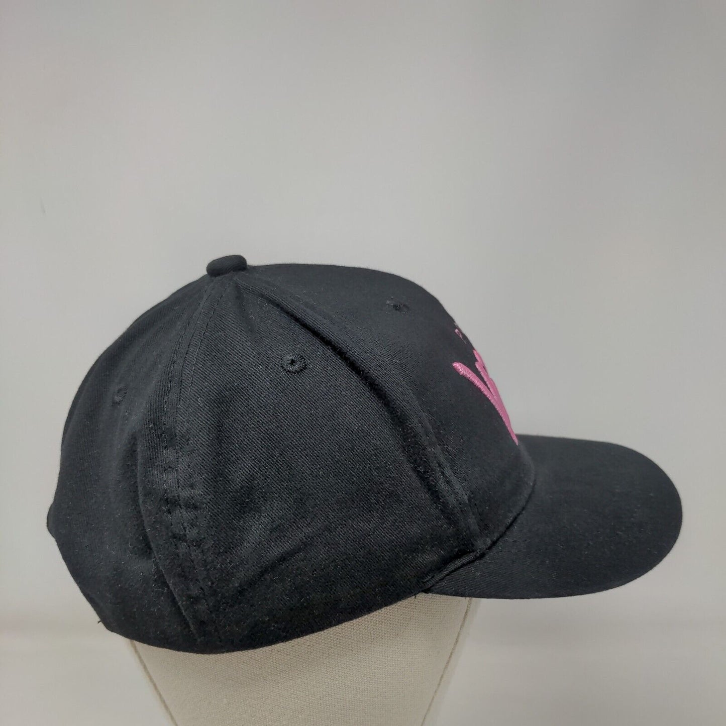 Positive Vibes Snapback Hat Black One Size Adjustable Embroidered 6 Panel Cotton