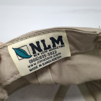 NLM Center for Domestic Preparedness Hat Beige Baseball Cap One Size Logo
