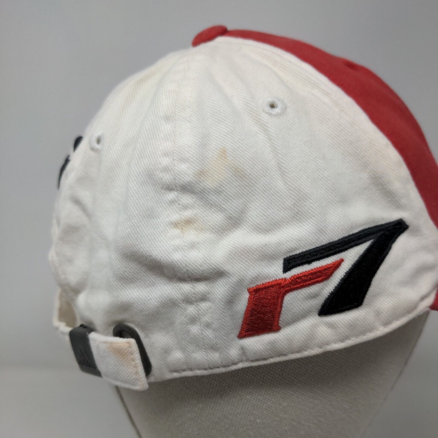 Adidas TaylorMade R7 Slideback Hat Red OSFA Embroidered Colorblock