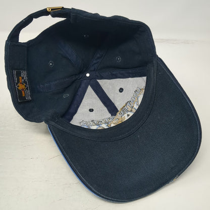 Eagle Crest Baseball Cap Blue One Size United States Navy Anchor Slideback Hat