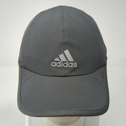adidas Baseball Cap Gray One Size Aeroready Recycled Strapback Performance Hat