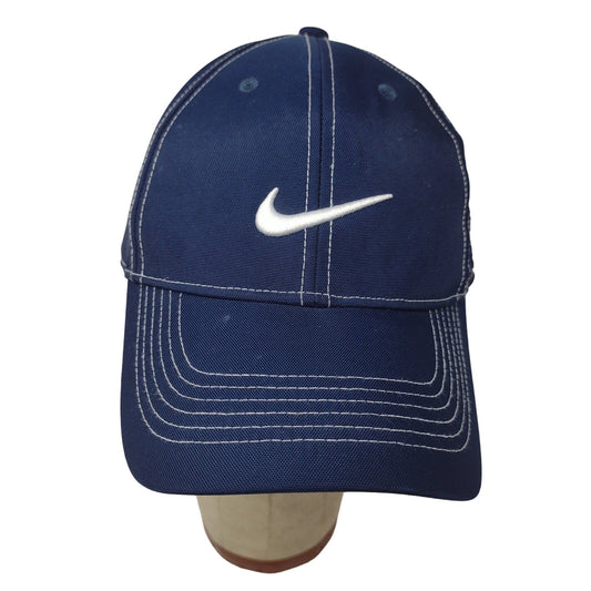 Nike Golf Strapback Hat Mooresville Pioneers Embroidered Swoosh Logo Blue OSFM