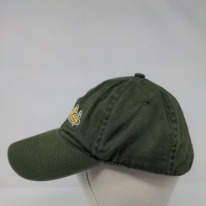 Cabela's Slideback Hat Green OSFM Adjustable Embroidered Logo Vented Holes