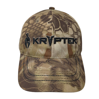 Kryptek Strapback Hat Camo One Size USA Flag 6 Panel Outdoor Cap