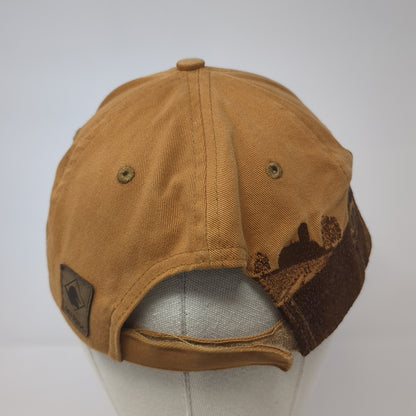 Dri Duck Strapback Hat Brown One Size Adjustable Embroidered Outdoor