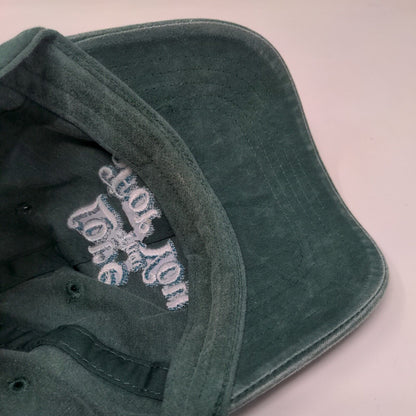 Love That For You Slideback Hat Green OSFM Embroidered Adjustable