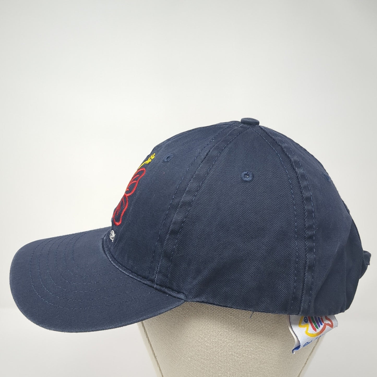 Hibiscus Maui Strapback Hat Blue One Size Adjustable Sgt. Leisure Hawaii