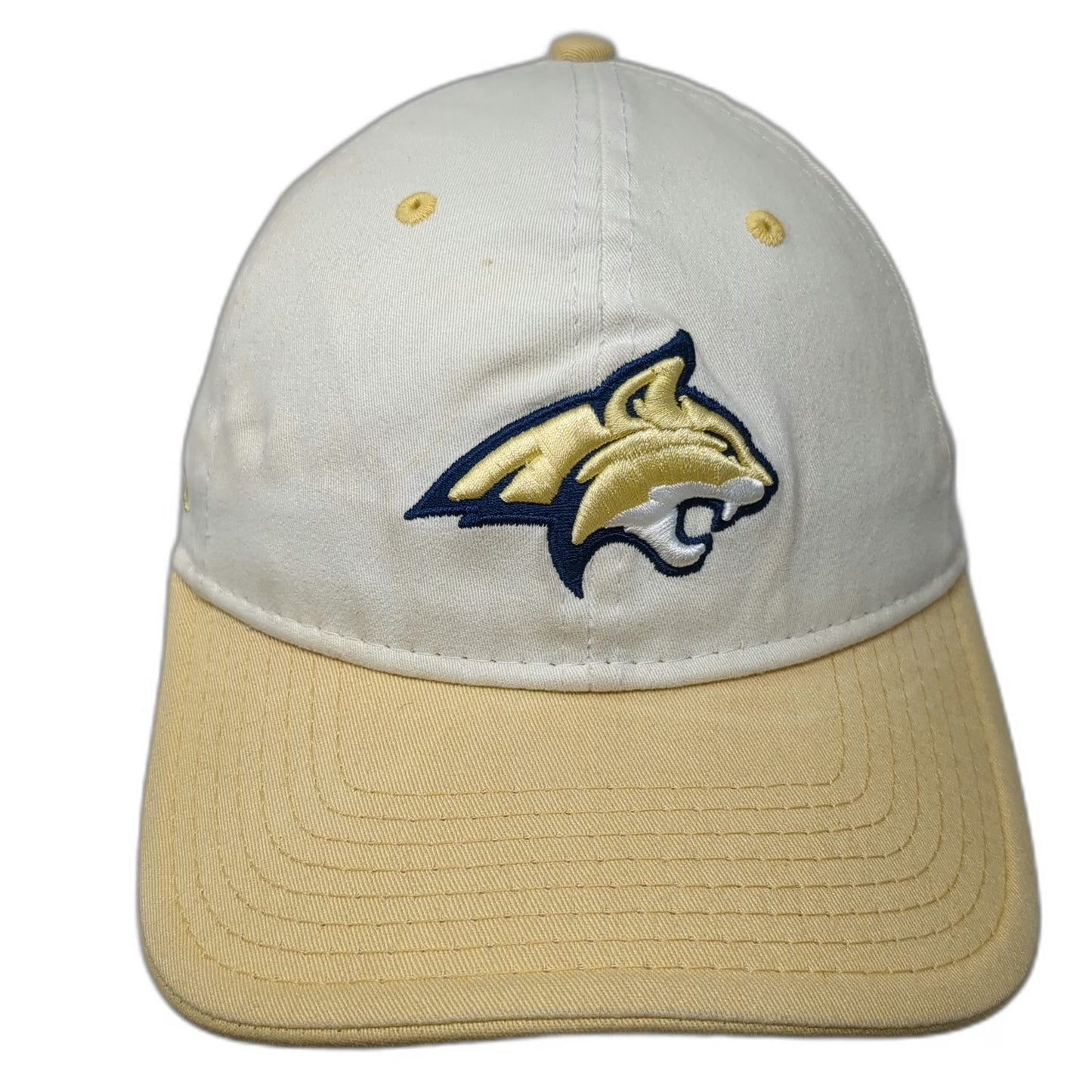 Under Armour Montana State Bobcats NCAA White Yellow Cap One Size Bobcat Club