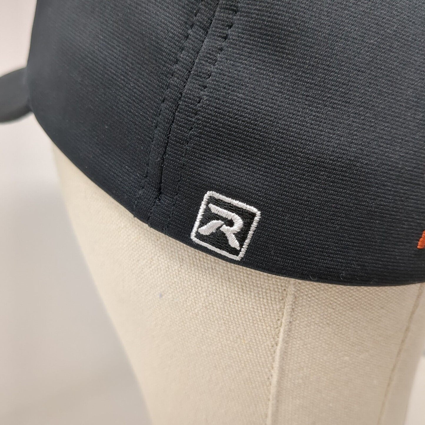 Ridgevue Fitted Hat Black Small-Medium Embroidered Richardson 6 Panel