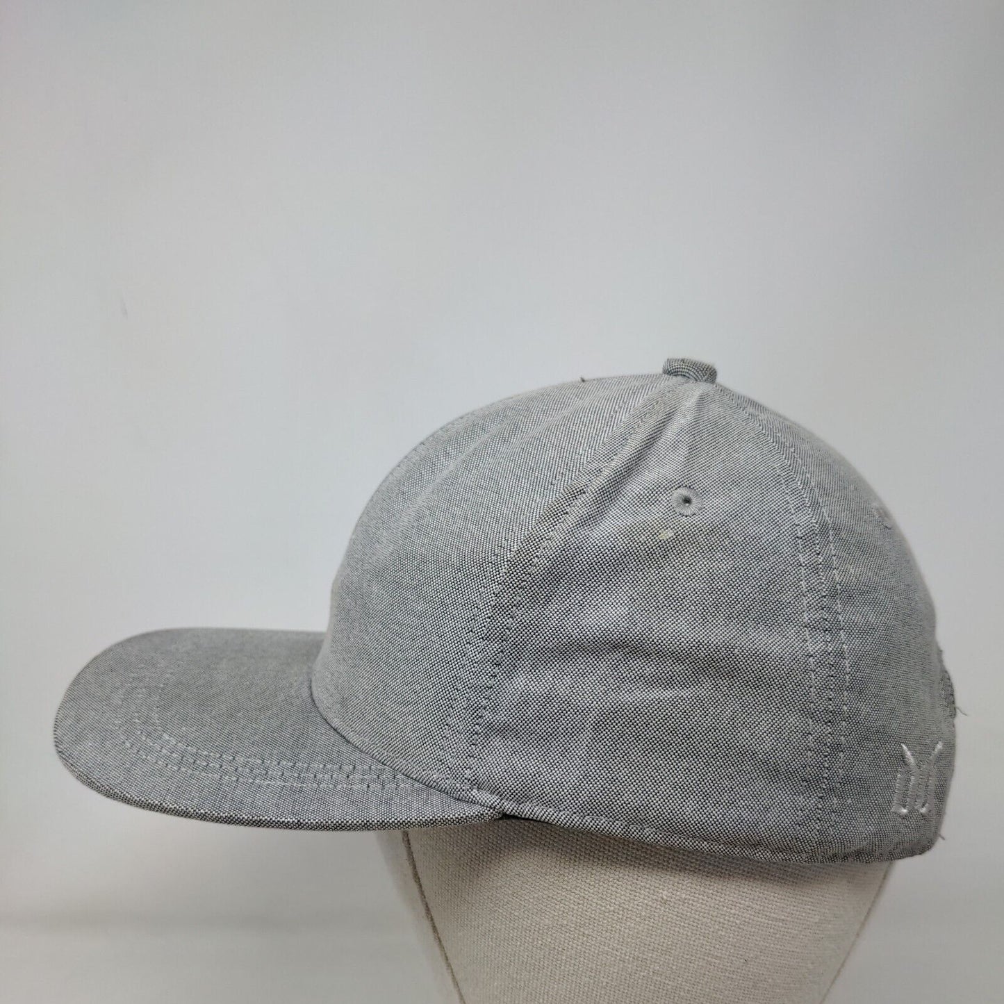 Divided by H&M Snapback Hat Gray One Size Embroidered Adjustable 6 Panel