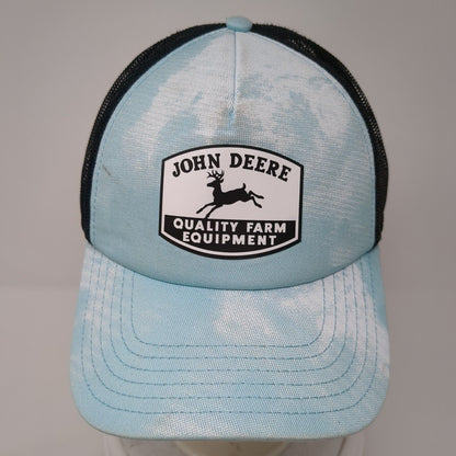 John Deere Snapback Trucker Hat Blue One Size Quality Farm Equipment