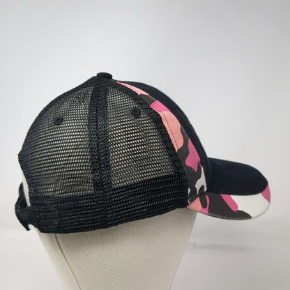 Mountain Lakes First Hunt Foundation Black One Size Baseball Cap Pink Camo Hat