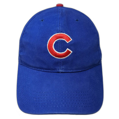 Fan Favorite Chicago Cubs MLB Baseball Cap Blue OSFM Adjustable Strapback Hat