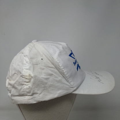 GTE Federal Credit Union Snapback Hat White OSFA Adjustable Vented Holes Cotton