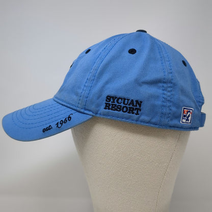The Game Sycuan Resort Eagle Flower Blue Baseball Cap One Size Slideback Hat