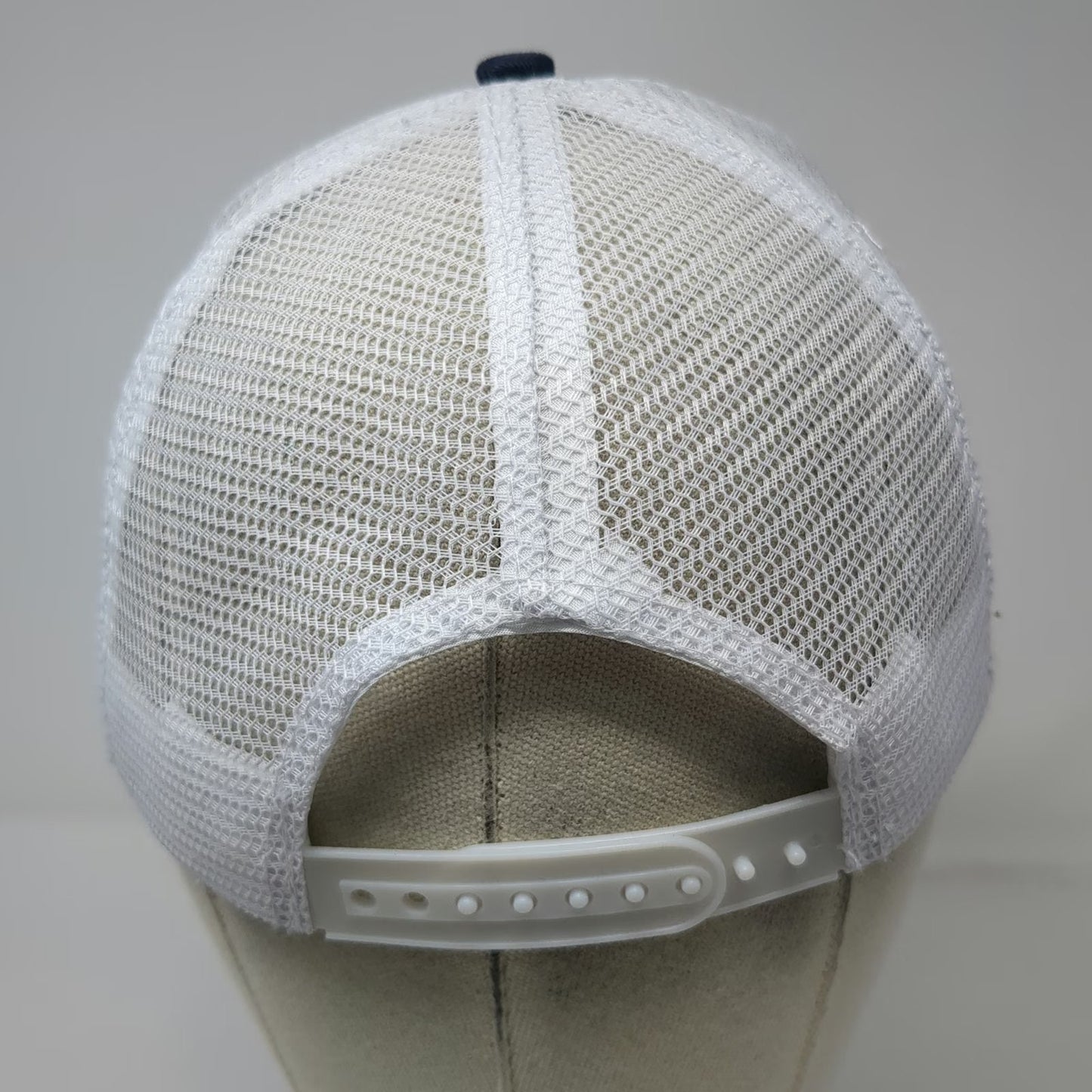 Trucker Hat Blue One Size Keno Patch Logo Mesh Back Snapback Baseball Cap Gear