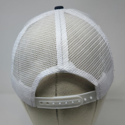 Trucker Hat Blue One Size Keno Patch Logo Mesh Back Snapback Baseball Cap Gear