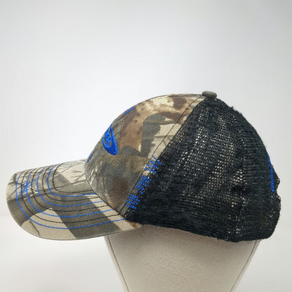 Werner Enterprises Baseball Cap Brown Camo One Size Mesh Distressed Trucker Hat