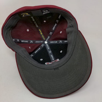 Richardson Men's Fitted Hat Red S-M Embroidered Big M Logo PATS 40