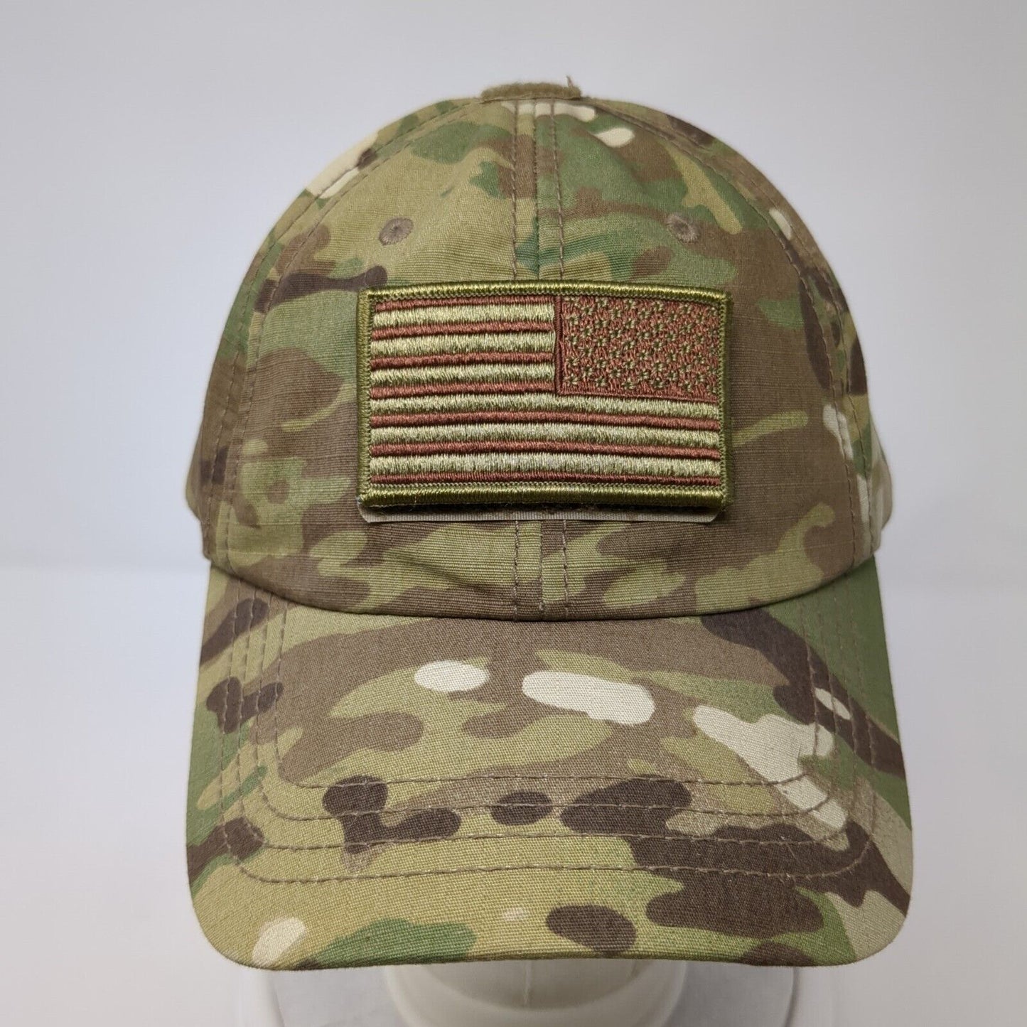American Flag Slideback Hat Camo One Size Adjustable Condor