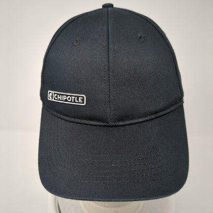 Chipotle Strapback Hat Black One Size Adjustable Loomstate 6 Panel