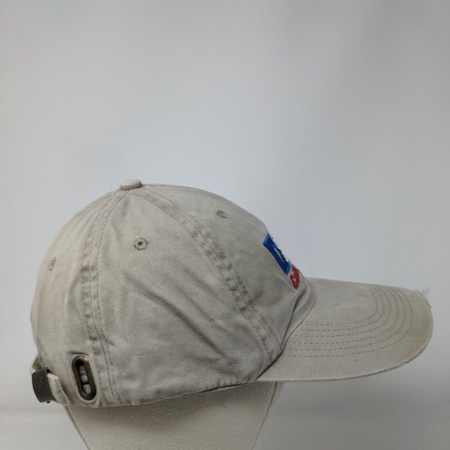 DSW Cutting Service Slideback Hat Tan One Size Embroidered 6 Panel Shiva