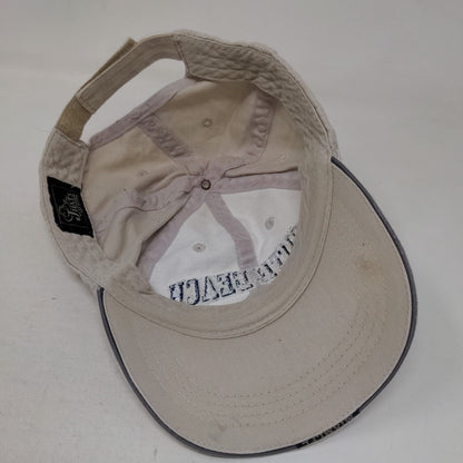 South Beach Slideback Hat Tan One Size Adjustable Embroidered 6 Panel Jhats