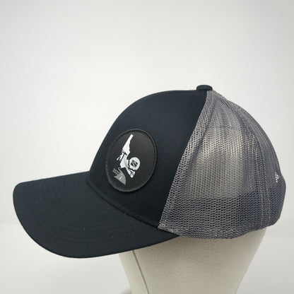 Idaho 2022 Patch Snapback Trucker Hat Black One Size Mesh Back Colorblock