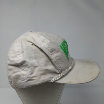 Michigan Snapback Rope Hat White OSFA Adjustable Solid Outdoor