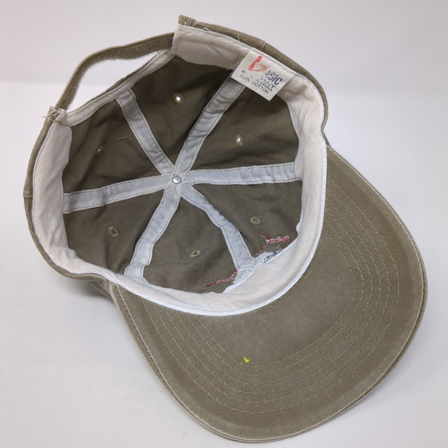 McCall Idaho Strapback Hat Brown One Size Solid Adjustable Embroidered