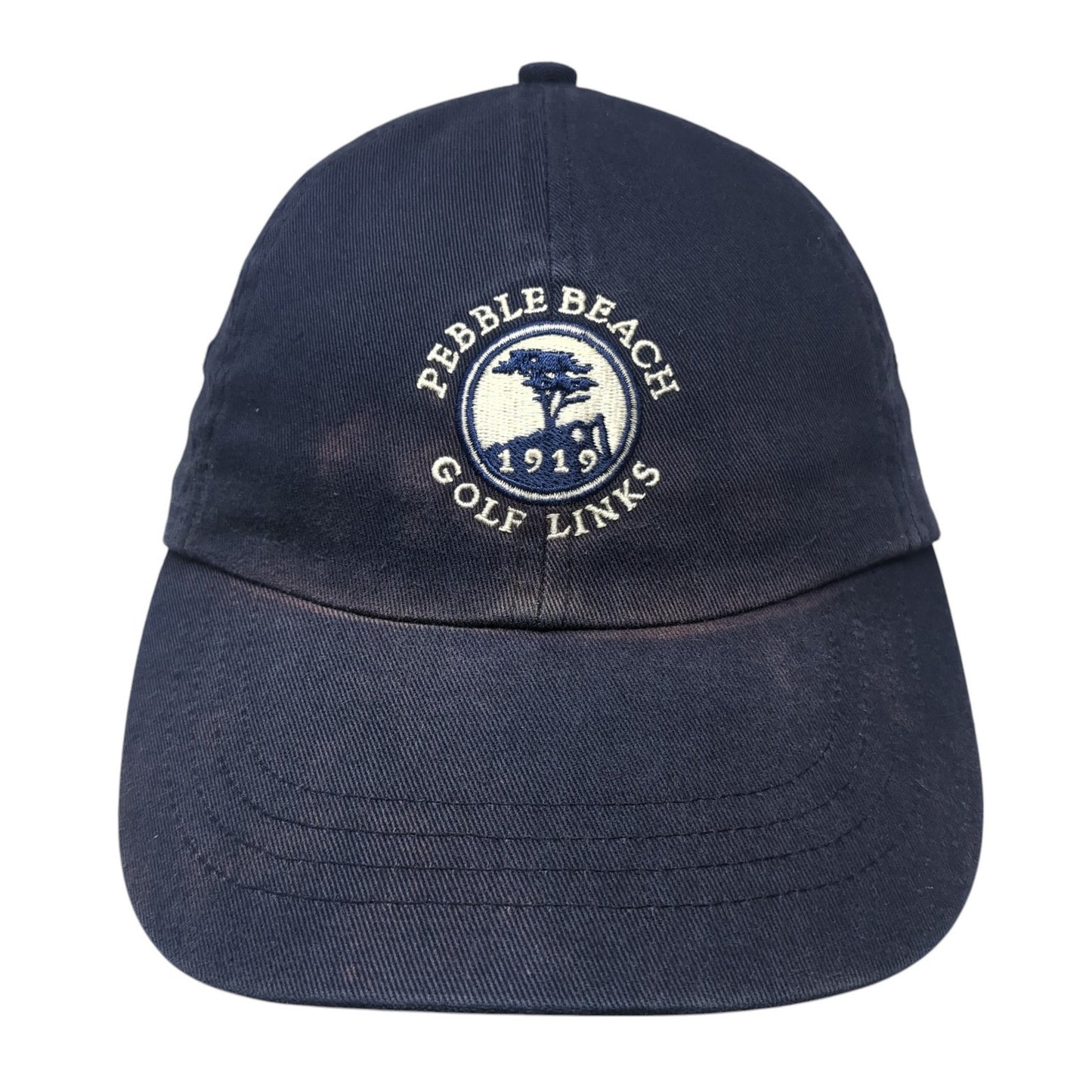 Pebble Beach Golf Links 1919 Slideback Hat Blue One Size Embroidered