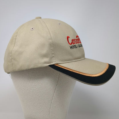 CasaBlanca Hotel Casino Golf Spa Baseball Cap Beige One Size Mesquite Nevada Hat