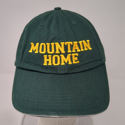 Mountain Home Slideback Hat Green One Size Solid Embroidered Richardson