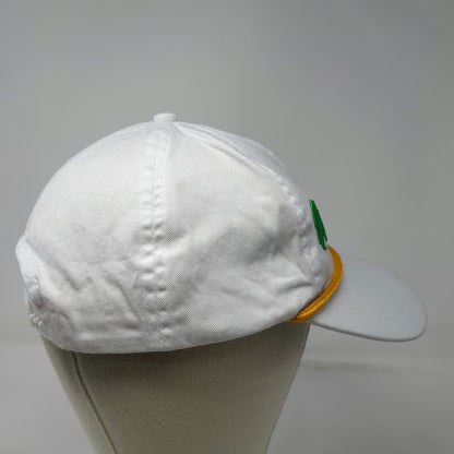 Port Authority 5 Panel White One Size Hat Rays for Rare Sun Rope Snapback Logo