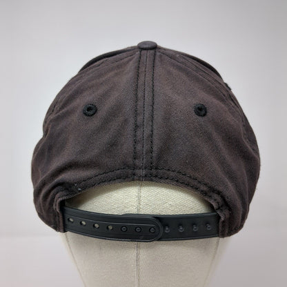 USA Flag Snapback Hat Black One Size Adjustable 6 Panel H3 Headwear