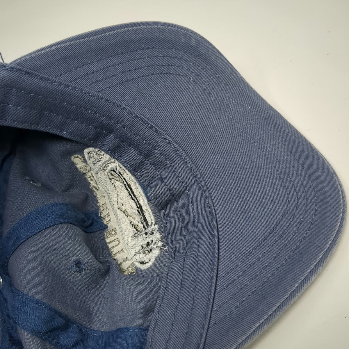Crested Butte Colorado Mountain Blue Baseball Cap Hat One Size Slideback Cotton