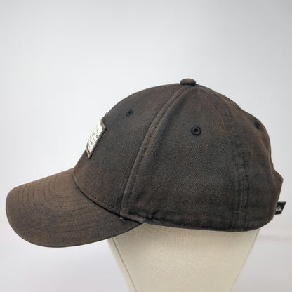 Quiksilver Baseball Cap Black One Size Canvas Patch Boardriding Hat Slideback