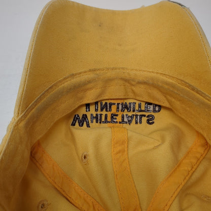Whitetails Unlimited Strapback Hat Yellow One Size Adjustable 6 Panel