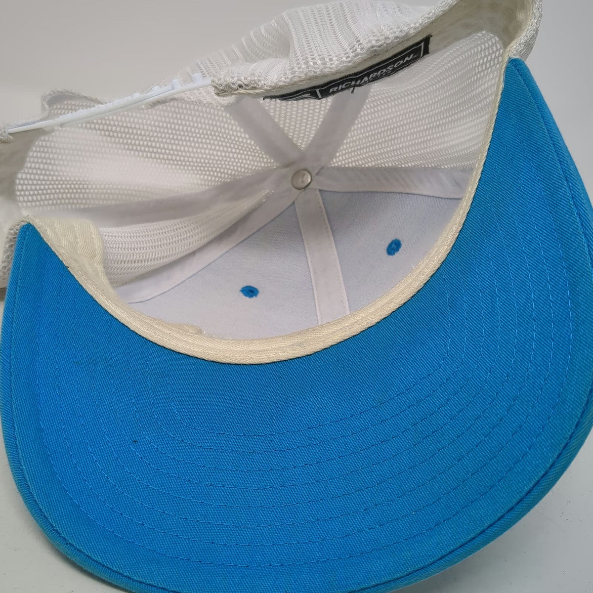 Richardson Trucker Hat Blue One Size Mesh Back Wildblue Discovery Fishing Gear