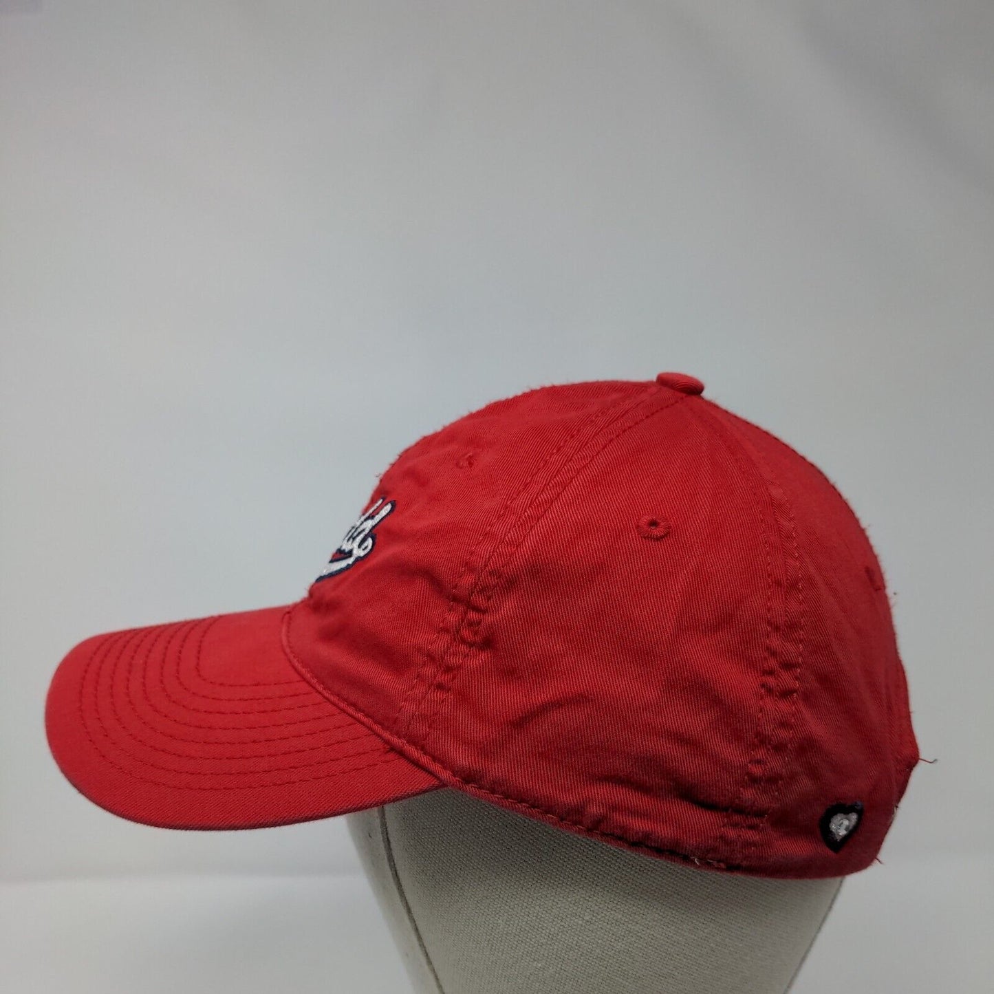 Mudd Slideback Hat Red OSFA Adjustable Embroidered 6 Panel Outdoor