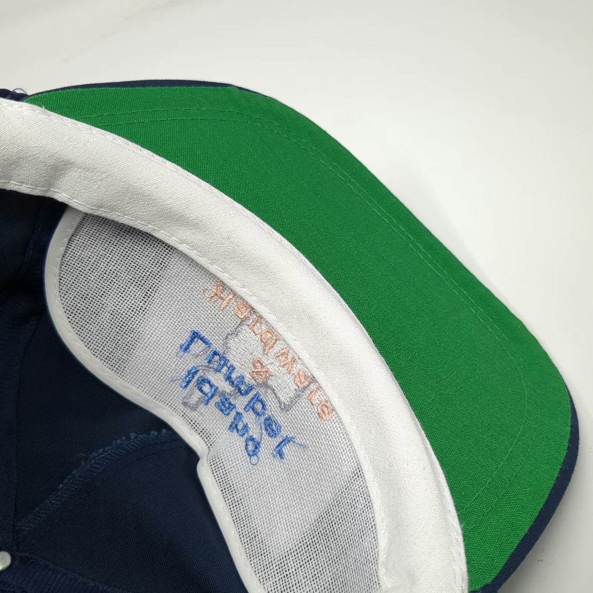 Sportcap Supreme 5 Panel Blue One Size Rope Brim Leather Strap Idaho Lumber Hat