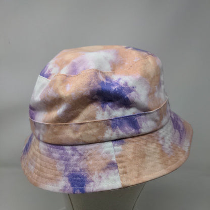 WAYF Bucket Hat Multicolor One Size Lightweight Flat Top Tie Dye Blank