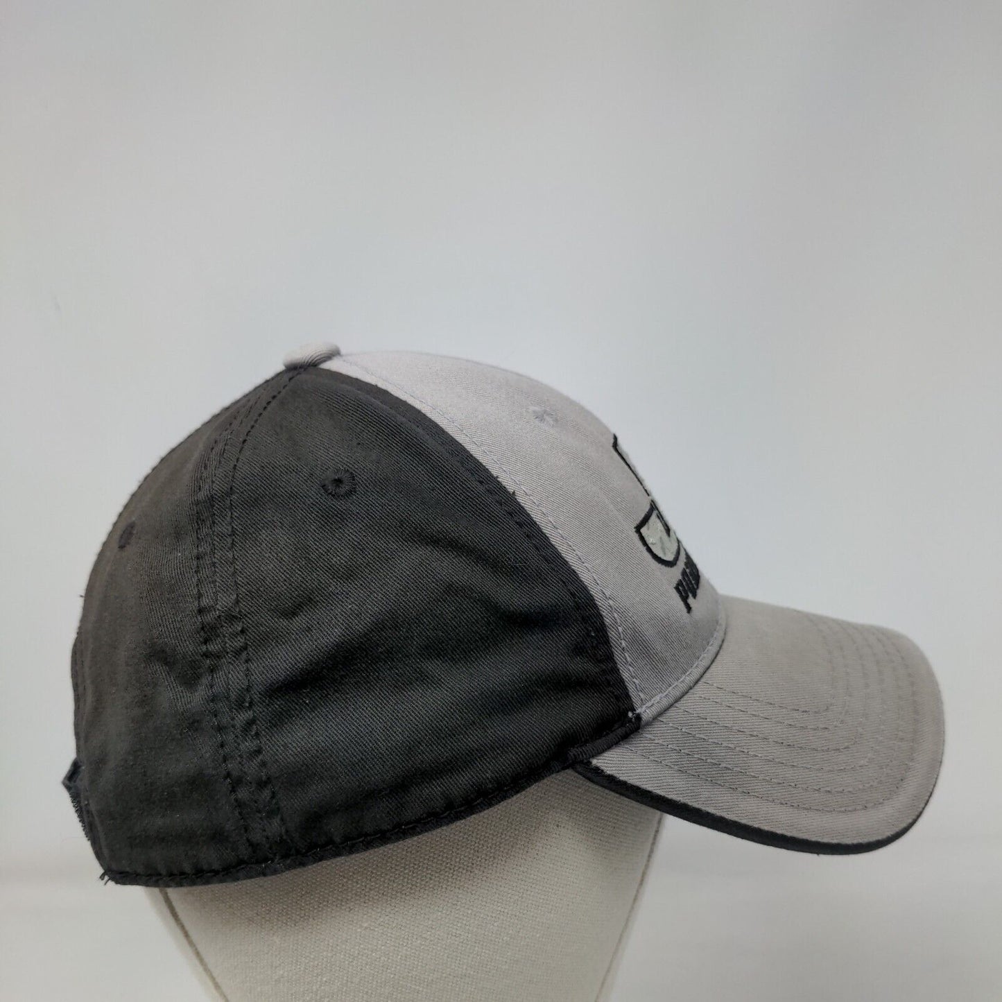 JC Power Sports Strapback Hat Gray OSFM Embroidered 6 Panel Otto