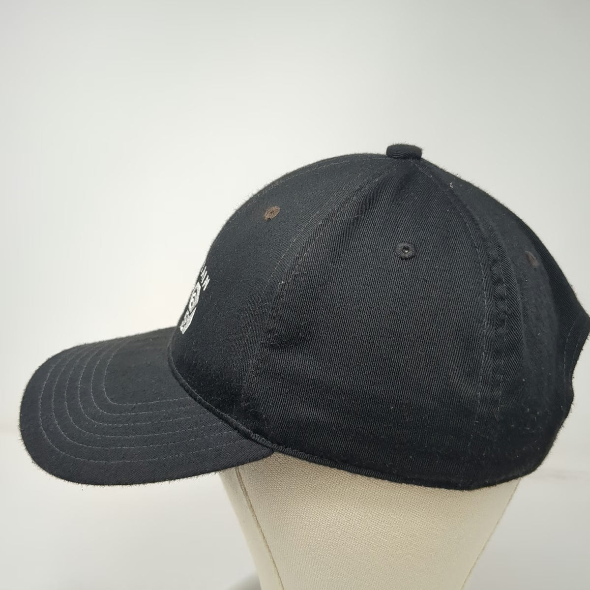 Mountain Hardwear Snapback Black One Size Hat Embroidered Logo Recycled Brim