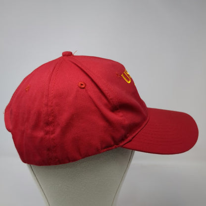 Nissun USMC Snapback Hat Red One Size Eagle Globe Anchor Embroidery Military