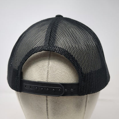 Cap America Trucker Hat Black One Size Acco Engineered Systems Mesh Snapback