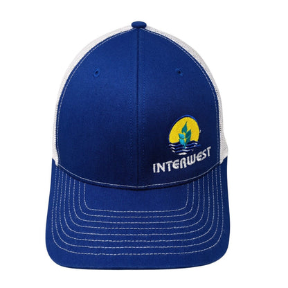 Interwest Snapback Mesh Back Trucker Hat Blue One Size Richardson