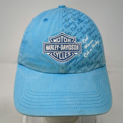 Harley-Davidson Baseball Cap Blue One Size Snake Twin Falls ID Script Hat