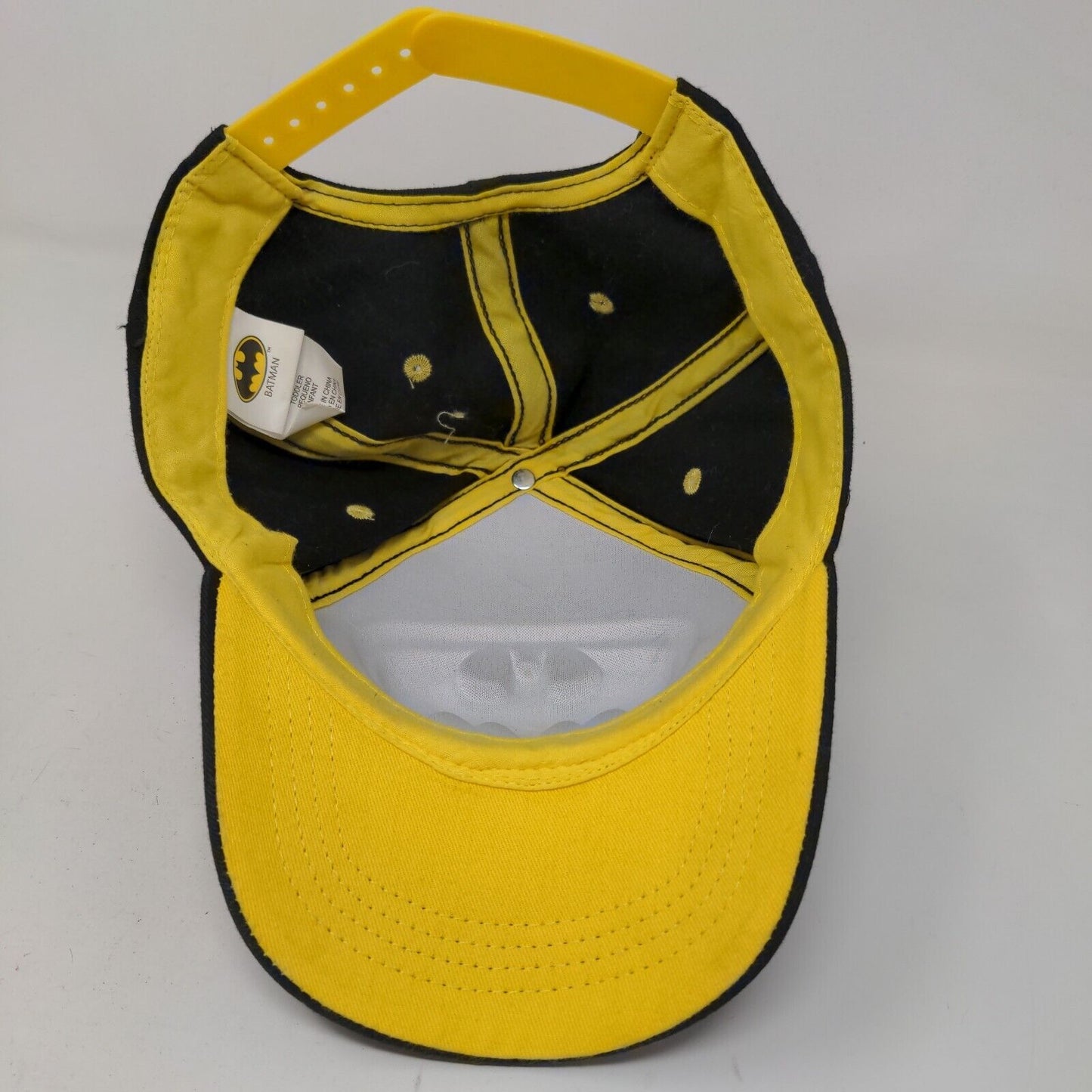 DC Comic's Batman Boy's Toddler Snapback Hat Multicolor Embroidered Logo